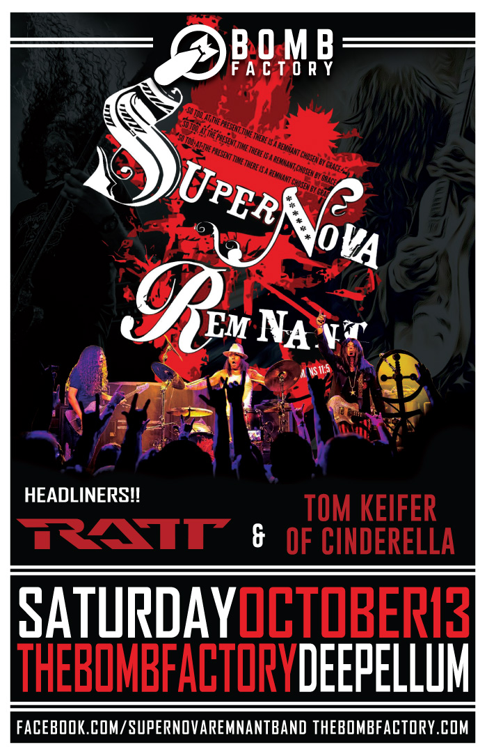 Karma Ink! - SuperNova Remnant Band Flyer